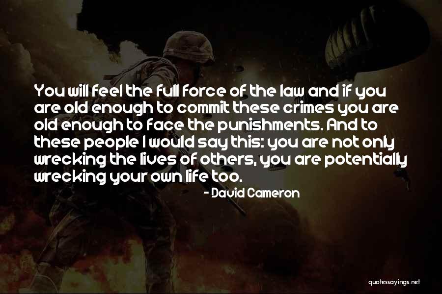 Not Old Enough To Quotes By David Cameron Not Old Enough To Quotes By David Cameron