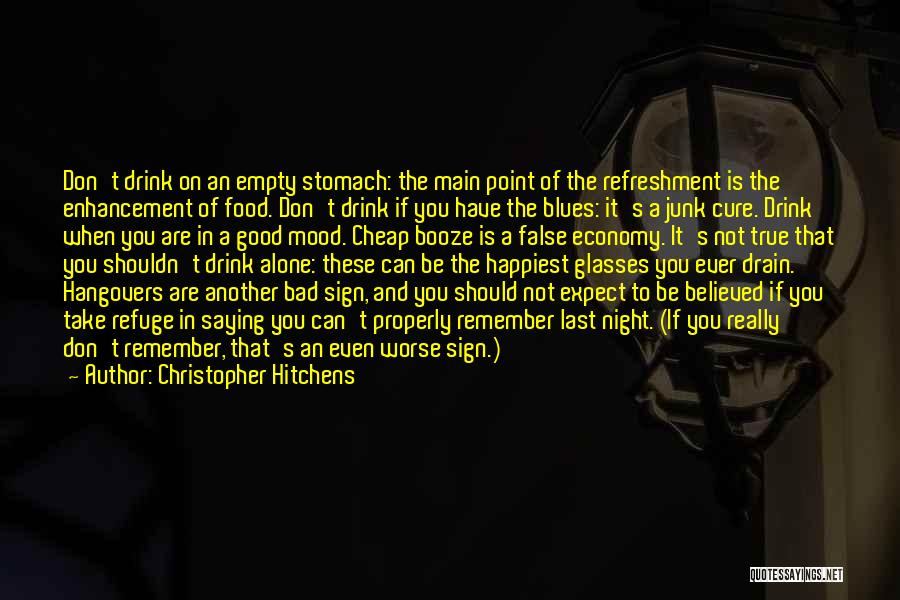 Not On Mood Quotes By Christopher Hitchens