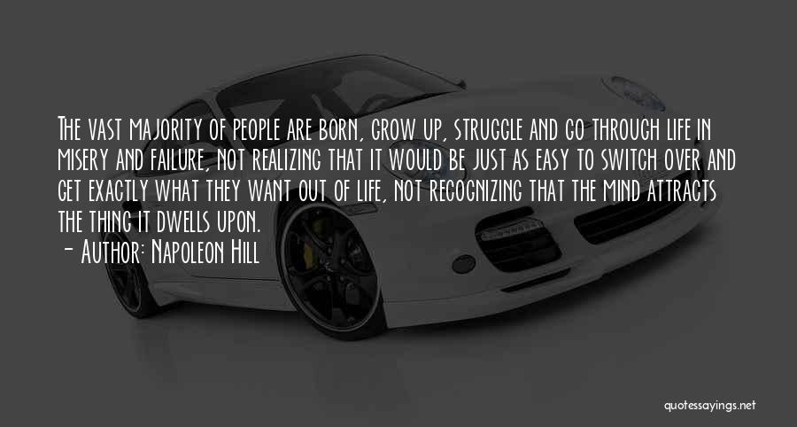 Not Over The Hill Quotes By Napoleon Hill