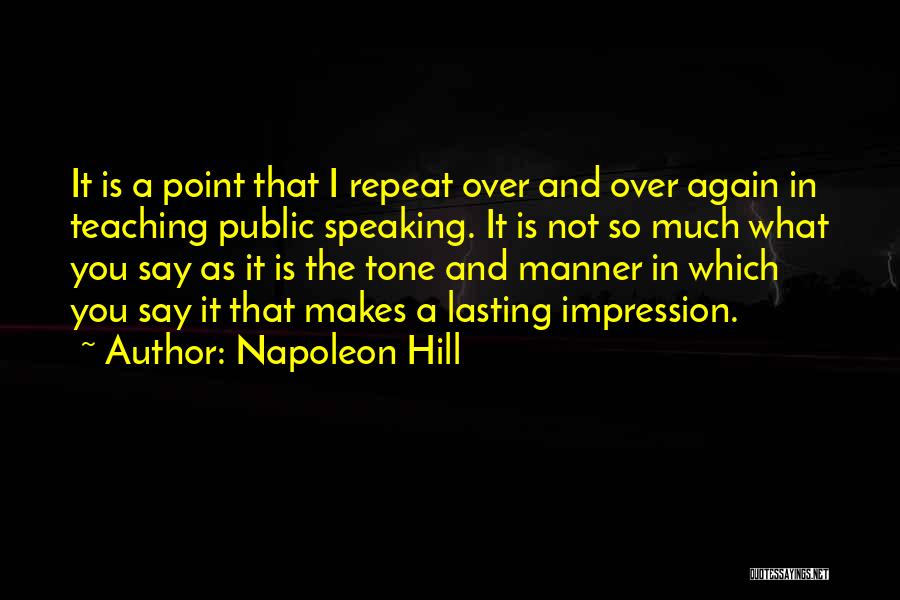 Not Over The Hill Quotes By Napoleon Hill