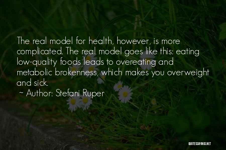 Not Overeating Quotes By Stefani Ruper