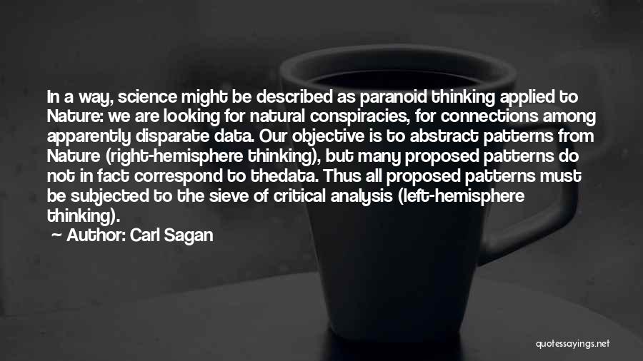 Not Paranoid Quotes By Carl Sagan