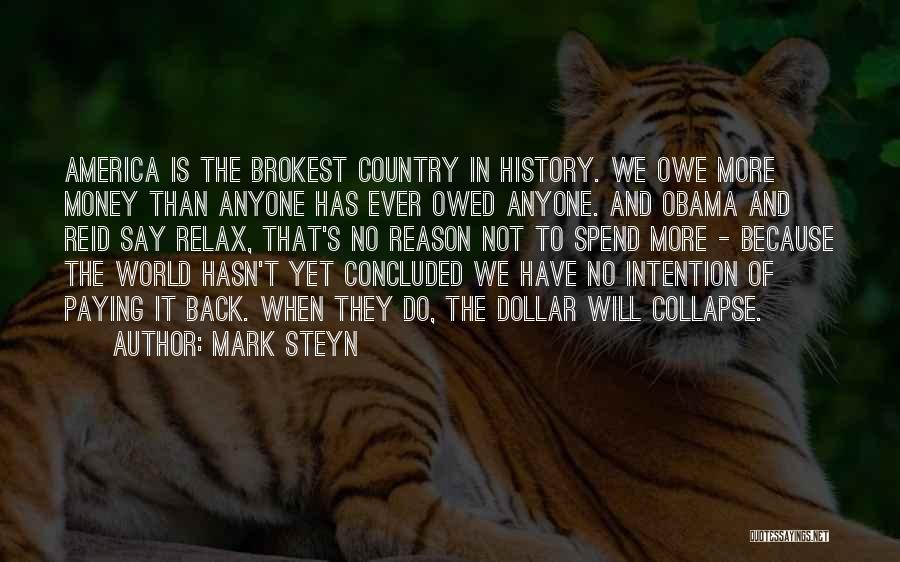 Not Paying Back Money Quotes By Mark Steyn