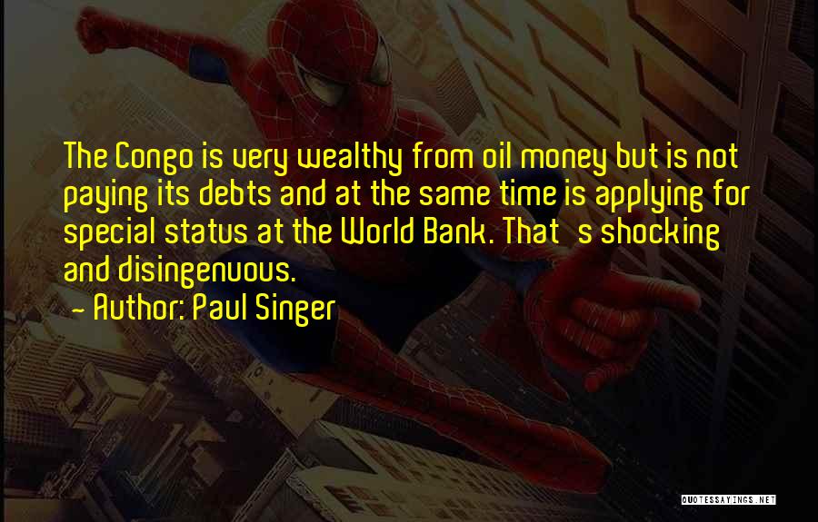 Not Paying Debts Quotes By Paul Singer