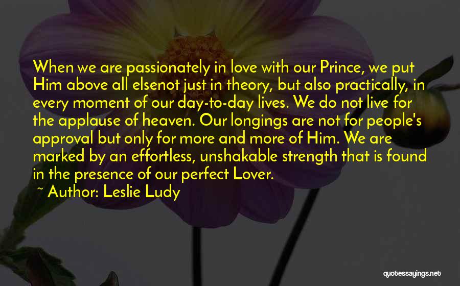 Not Perfect But In Love Quotes By Leslie Ludy