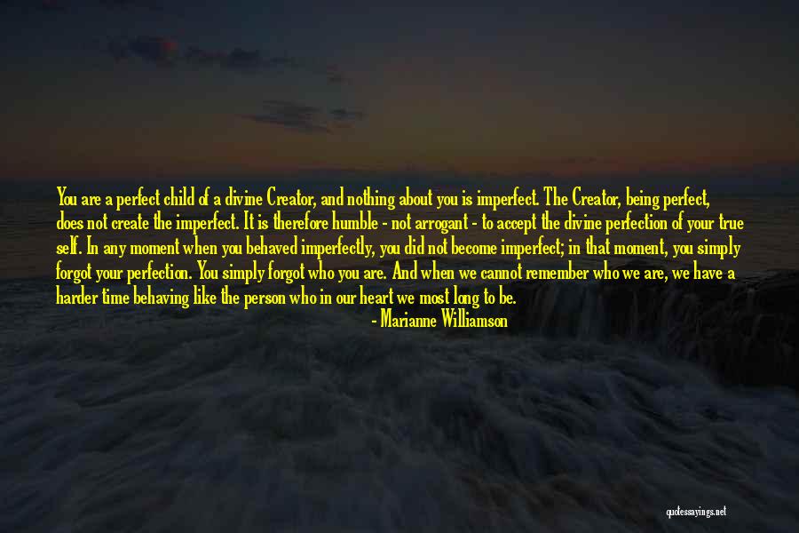 Not Perfect Person Quotes By Marianne Williamson