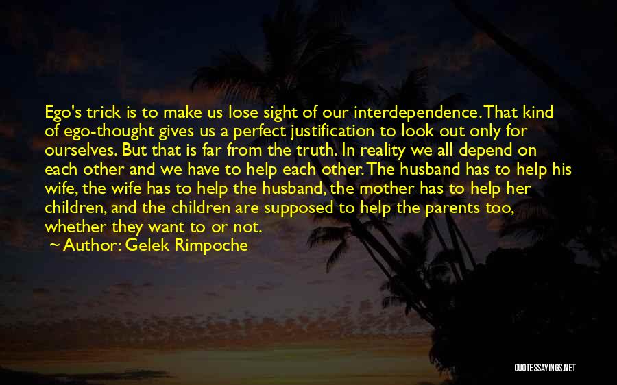 Not Perfect Wife Quotes By Gelek Rimpoche
