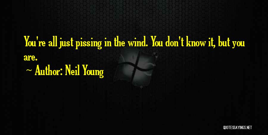 Not Pissing Me Off Quotes By Neil Young
