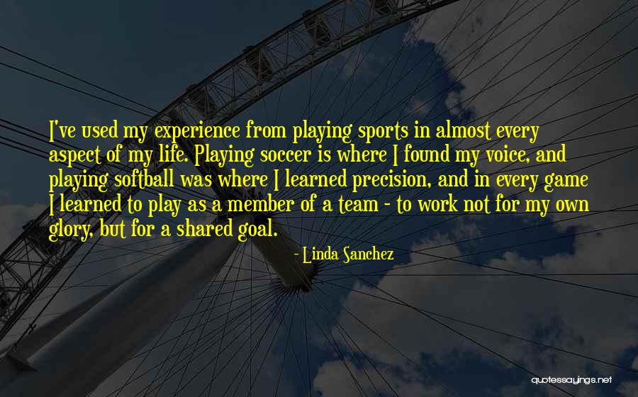 Not Playing Sports Quotes By Linda Sanchez