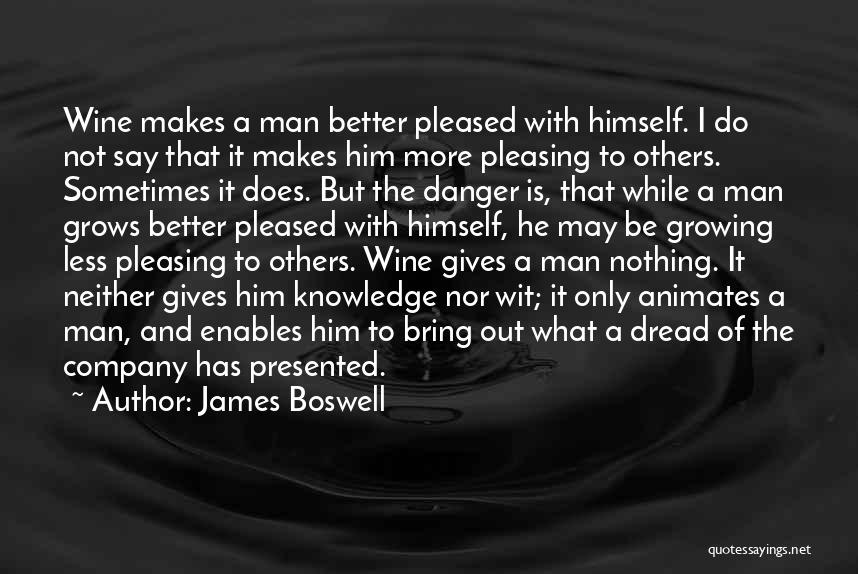 Not Pleasing Others Quotes By James Boswell