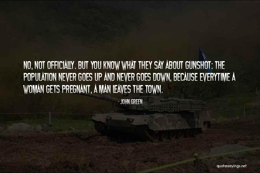 Not Pregnant Quotes By John Green Not Pregnant Quotes By John Green