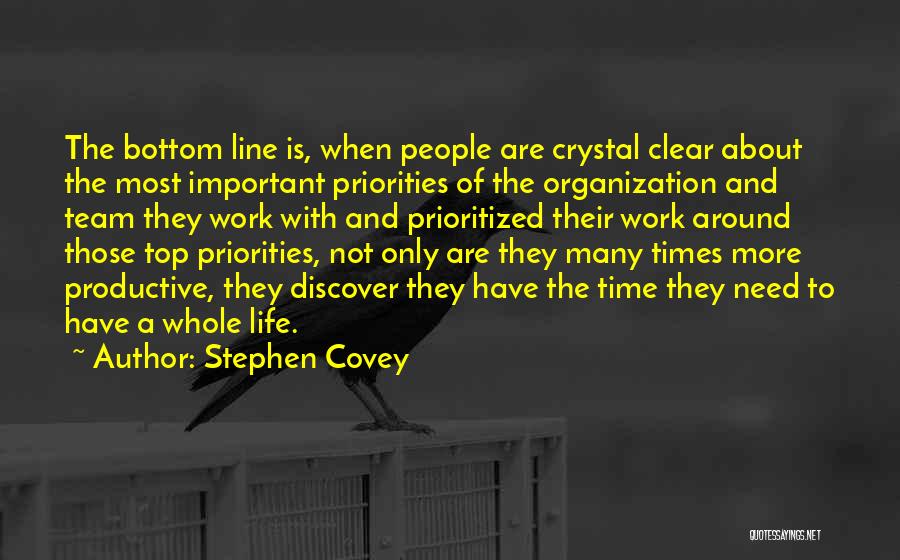 Not Prioritized Quotes By Stephen Covey
