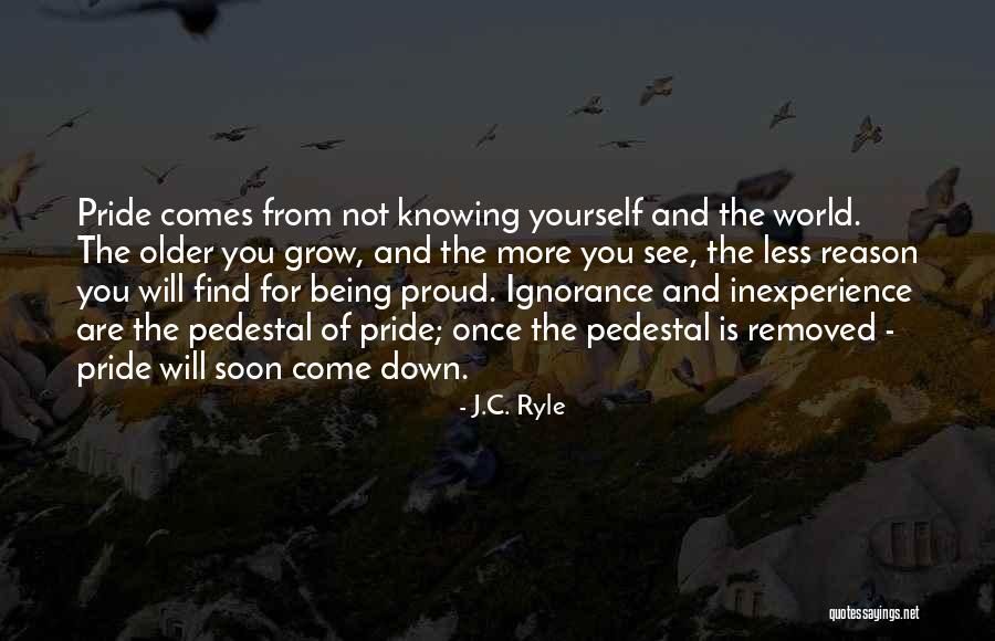Not Proud Of You Quotes By J.C. Ryle Not Proud Of You Quotes By J.C. Ryle