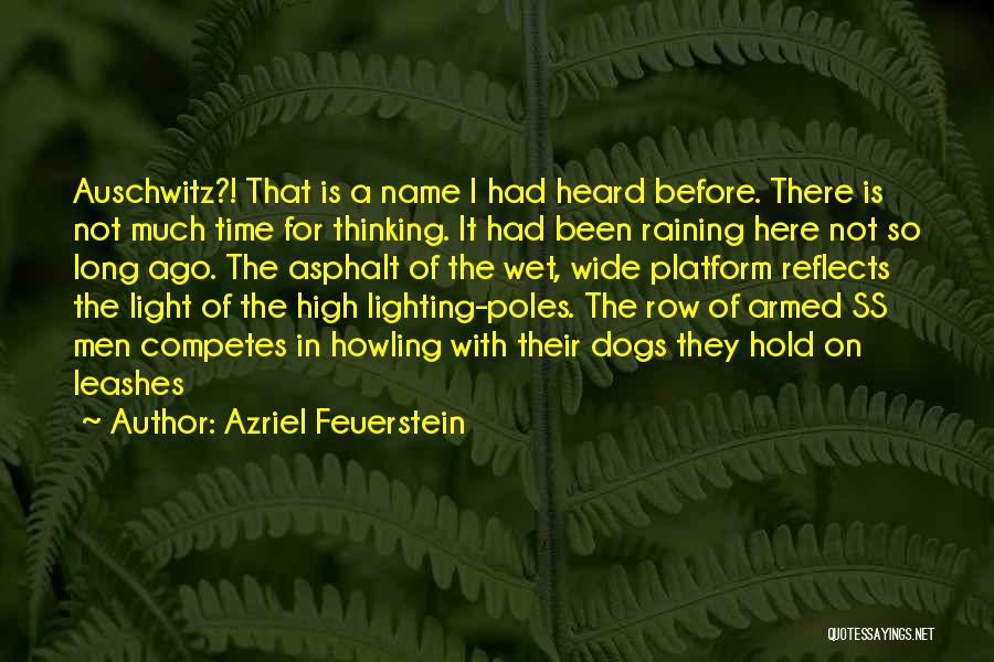 Not Raining Quotes By Azriel Feuerstein