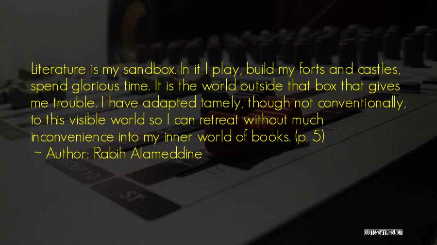 Not Reading Books Quotes By Rabih Alameddine