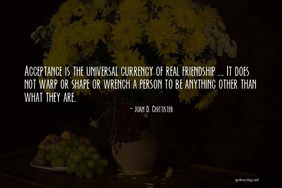 Not Real Friendship Quotes By Joan D. Chittister Not Real Friendship Quotes By Joan D. Chittister