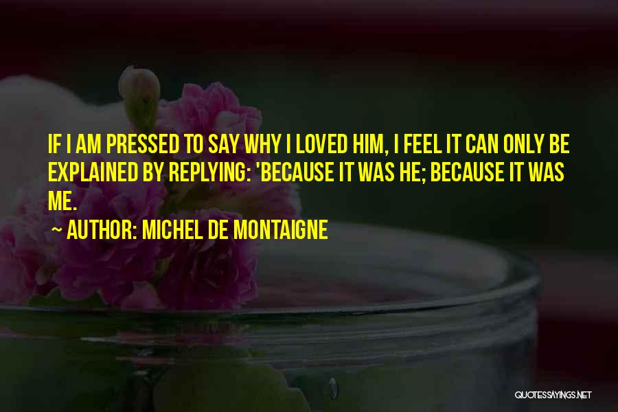 Not Replying Quotes By Michel De Montaigne