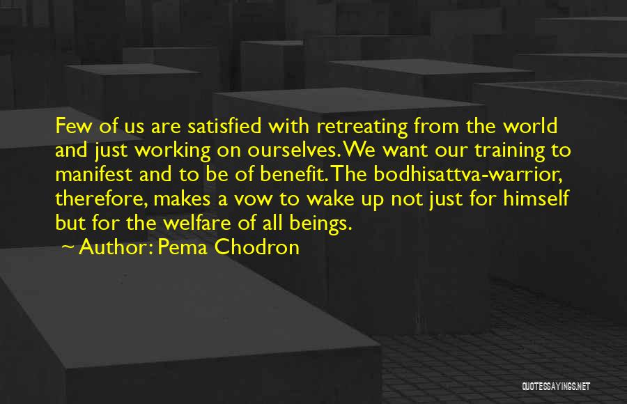 Not Retreating Quotes By Pema Chodron