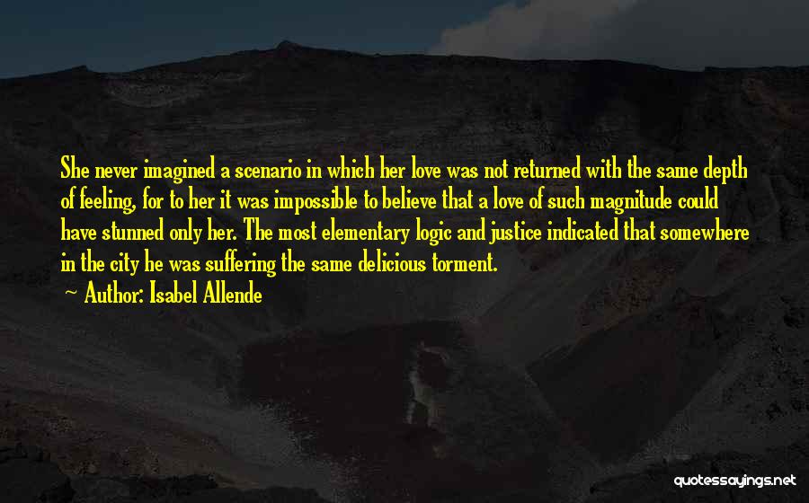 Not Returned Love Quotes By Isabel Allende