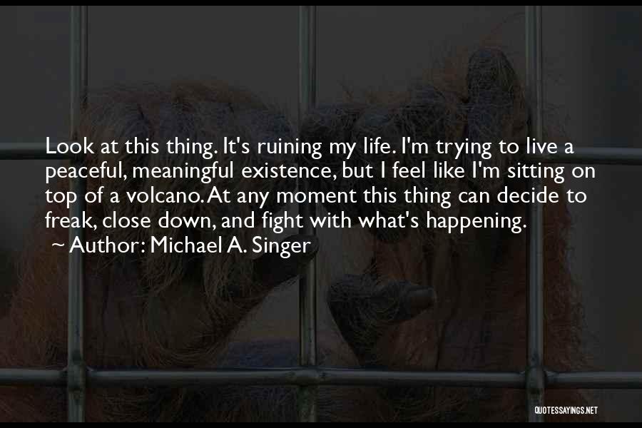 Not Ruining Your Life Quotes By Michael A. Singer