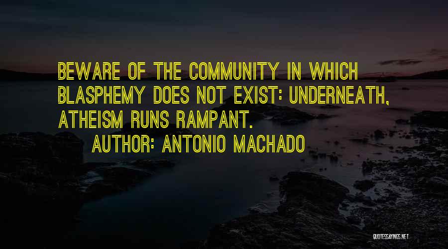 Not Running Quotes By Antonio Machado