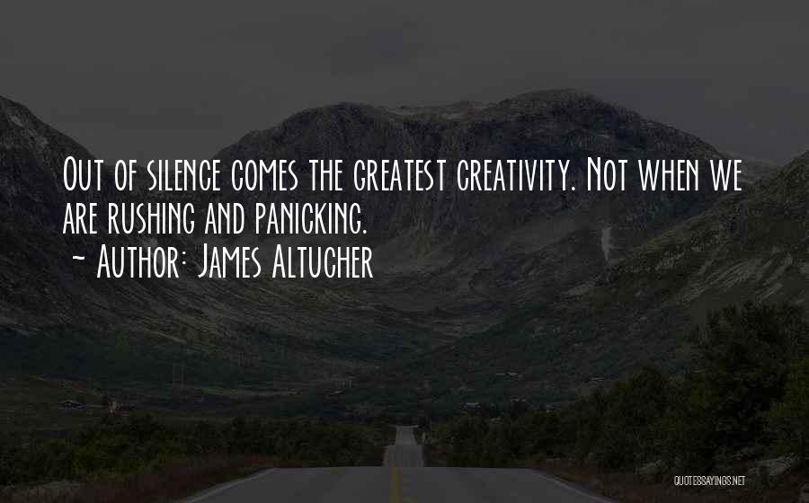 Not Rushing Quotes By James Altucher