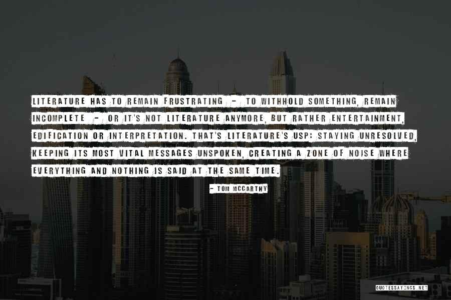 Not Same Anymore Quotes By Tom McCarthy Not Same Anymore Quotes By Tom McCarthy