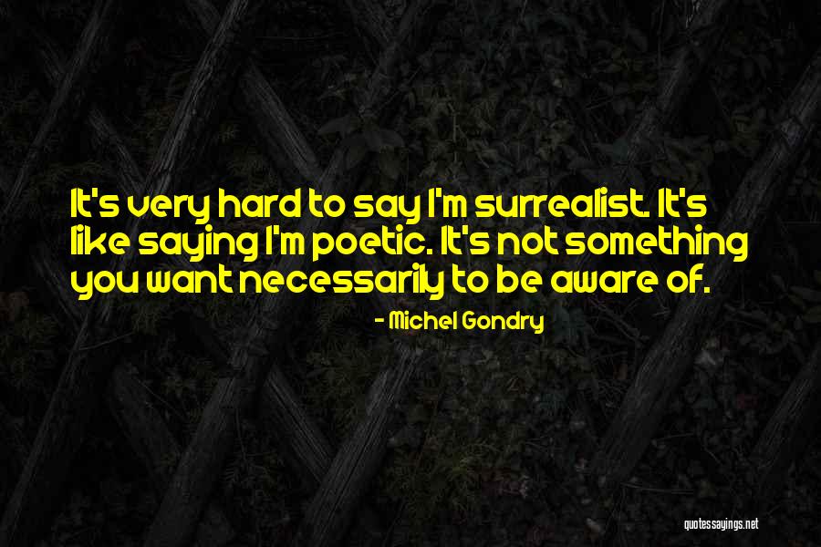 Not Saying Something Quotes By Michel Gondry Not Saying Something Quotes By Michel Gondry
