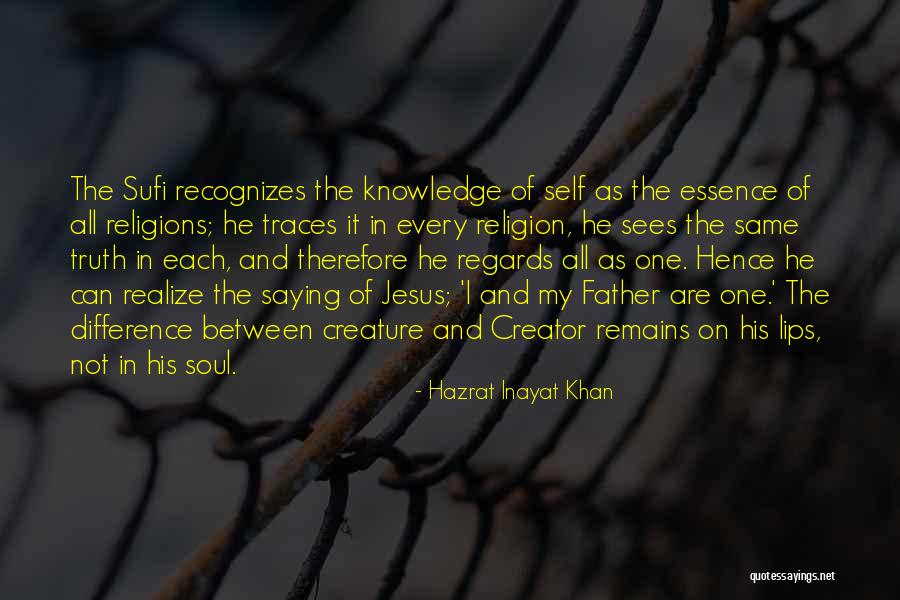 Not Saying The Truth Quotes By Hazrat Inayat Khan