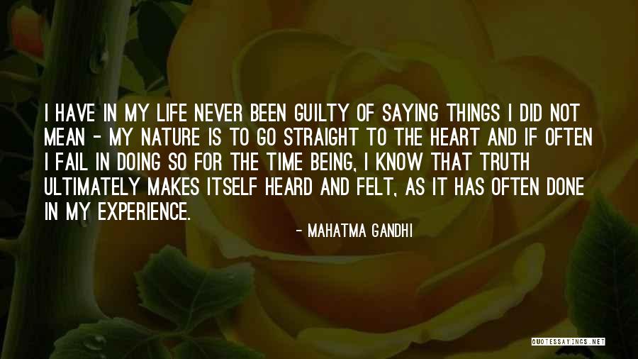 Not Saying The Truth Quotes By Mahatma Gandhi