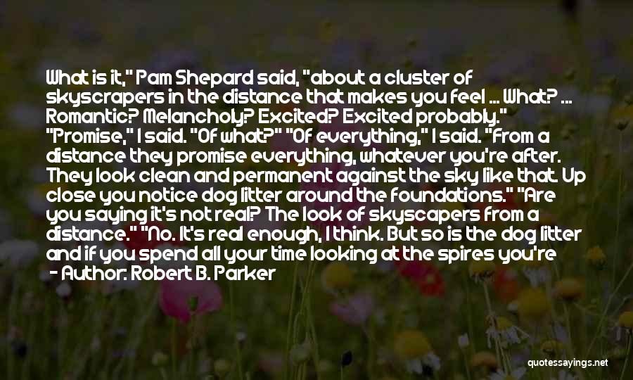 Not Saying What You Feel Quotes By Robert B. Parker