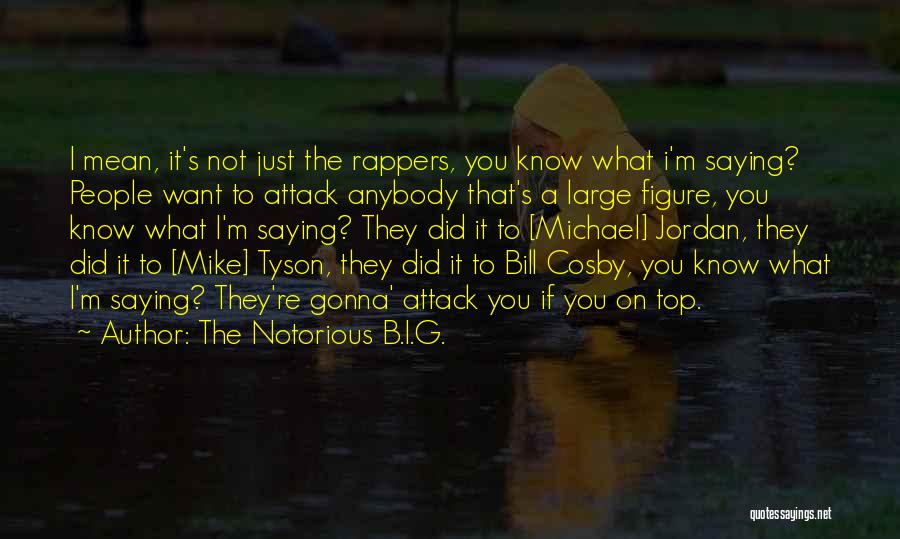 Not Saying What You Mean Quotes By The Notorious B.I.G.