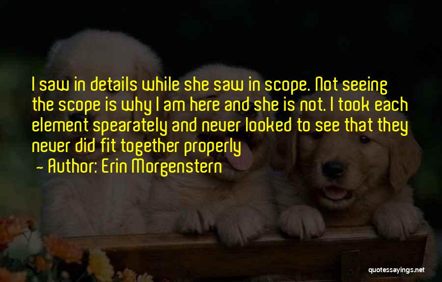 Not Seeing Quotes By Erin Morgenstern