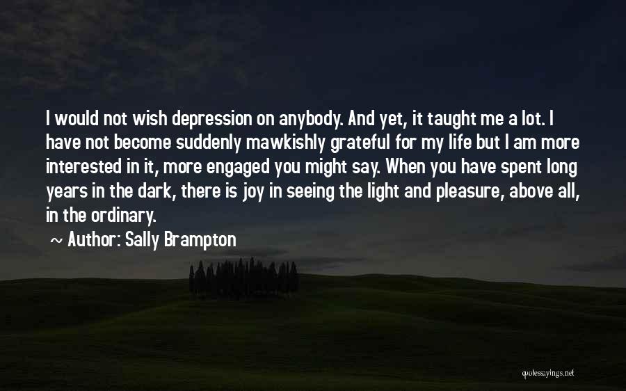 Not Seeing The Light Quotes By Sally Brampton