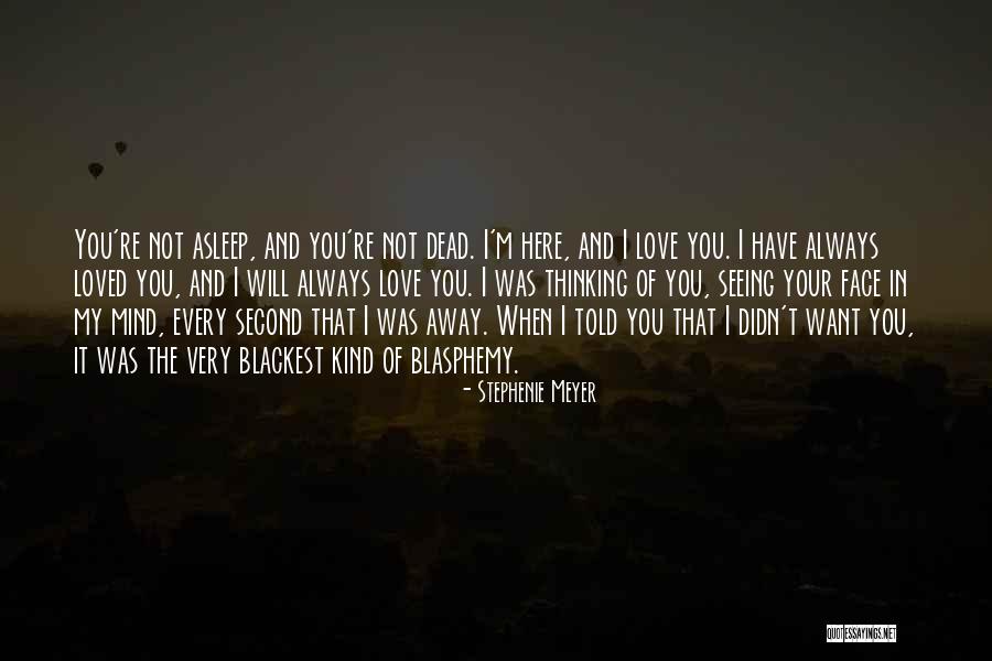 Not Seeing Your Love Quotes By Stephenie Meyer