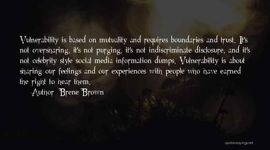 Not Sharing Feelings Quotes By Brene Brown