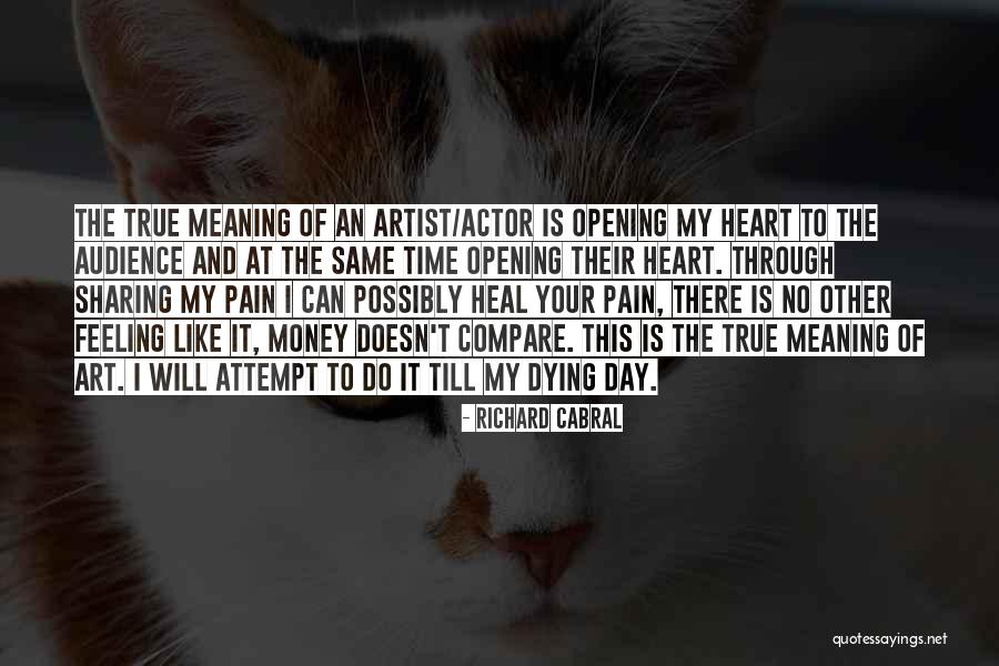 Not Sharing Your Feelings Quotes By Richard Cabral Not Sharing Your Feelings Quotes By Richard Cabral