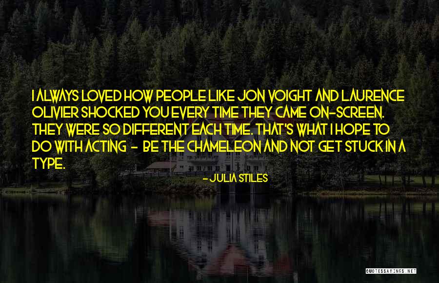 Not Shocked Quotes By Julia Stiles