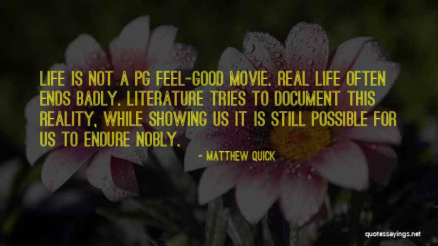 Not Showing My Feelings Quotes By Matthew Quick