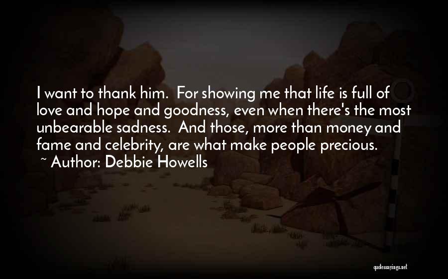 Not Showing Sadness Quotes By Debbie Howells