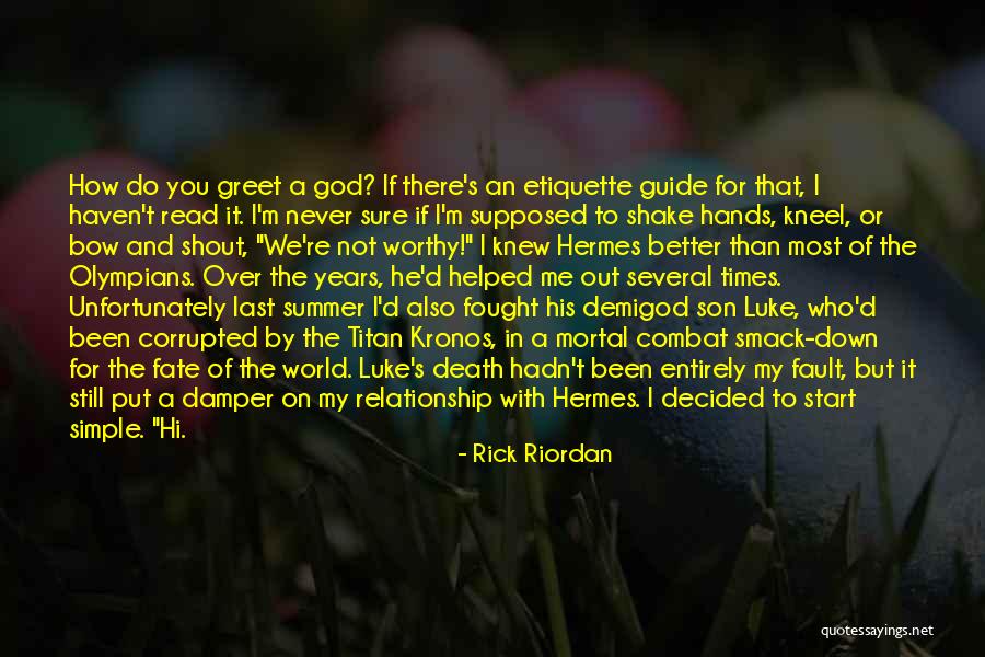 Not Simple Quotes By Rick Riordan Not Simple Quotes By Rick Riordan