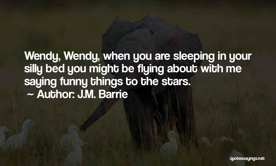 Not Sleeping Funny Quotes By J.M. Barrie