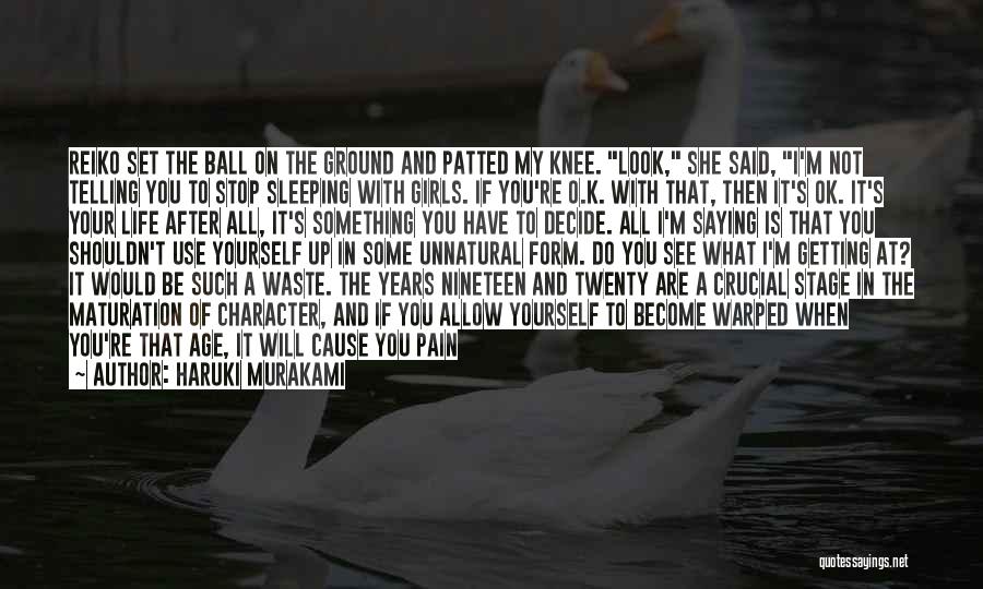 Not Sleeping Quotes By Haruki Murakami