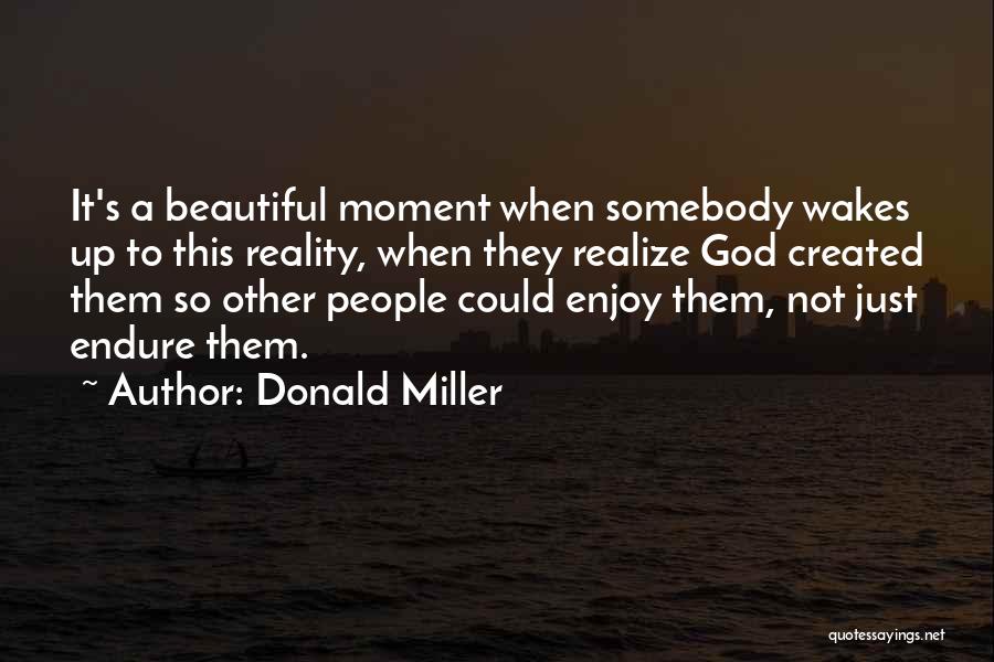 Not So Beautiful Quotes By Donald Miller