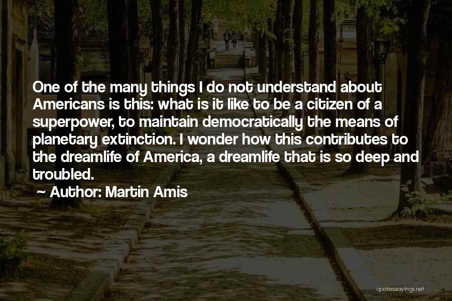 Not So Deep Quotes By Martin Amis