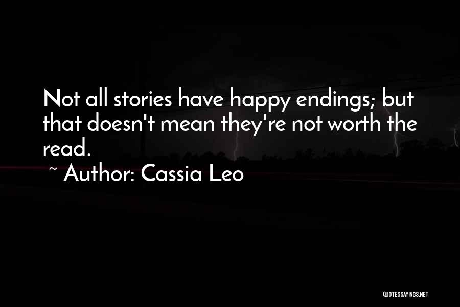 Not So Happy Endings Quotes By Cassia Leo