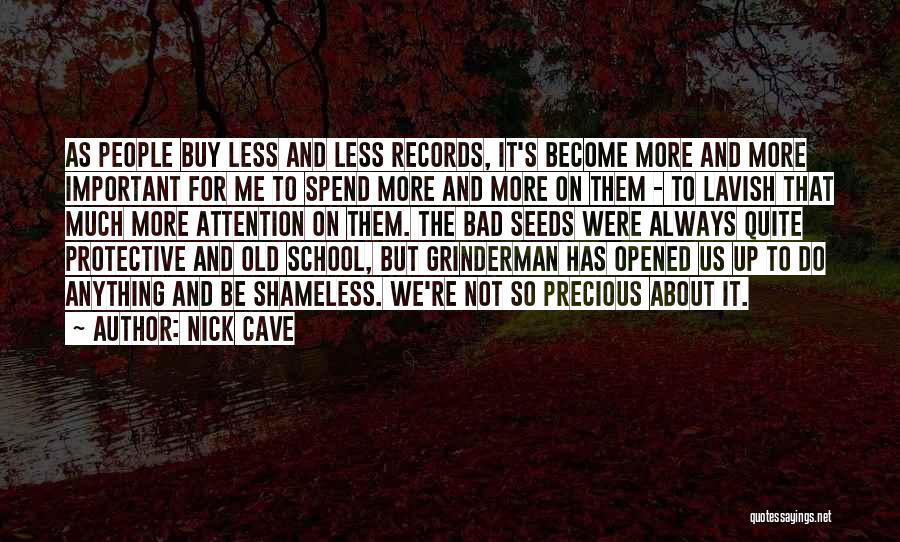 Not So Important Quotes By Nick Cave