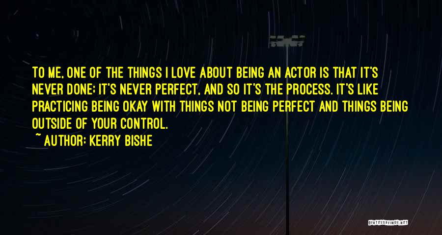 Not So Perfect Love Quotes By Kerry Bishe