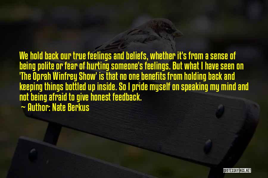 Not Speaking To Someone Quotes By Nate Berkus