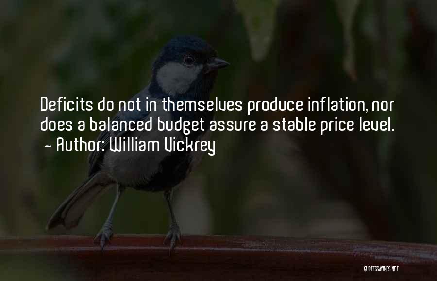 Not Stable Quotes By William Vickrey